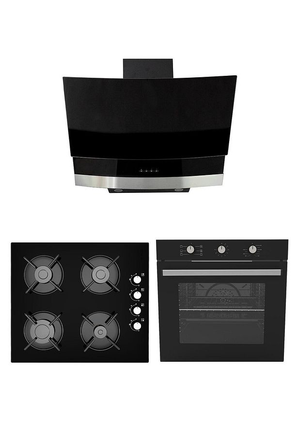 Siyah Nof 614 Ankastre Set [mod Nof-gls640-mfa614] - 1