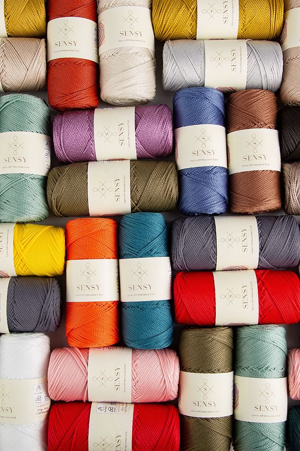 1.5 Mm - 100 gr Polyester Makrome Ipi Portakal 150 M Polyester Makrome Ip Supla Ip Ve Çanta Ipliği - 9