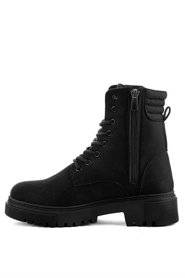 M.P. 232-2747ZN Kadın Düz Bot Siyah - 3