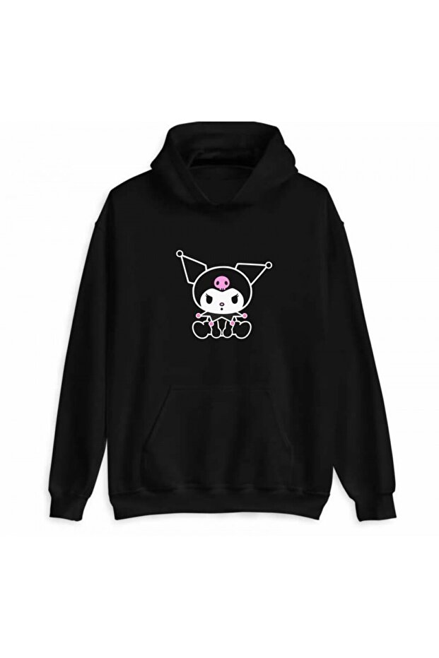 KUROMI KAPÜŞONLU SWEATSHIRT - 1
