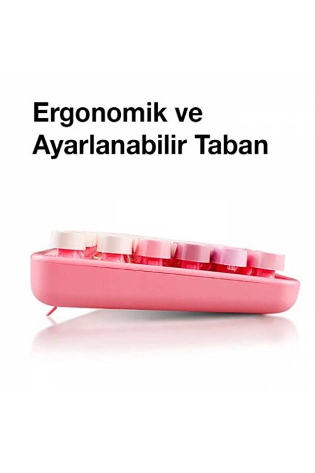 Polham Daktilo Tuşlu 2.4g Q Klavye Kablosuz Bluetooth Klavye Mouse Seti - 3