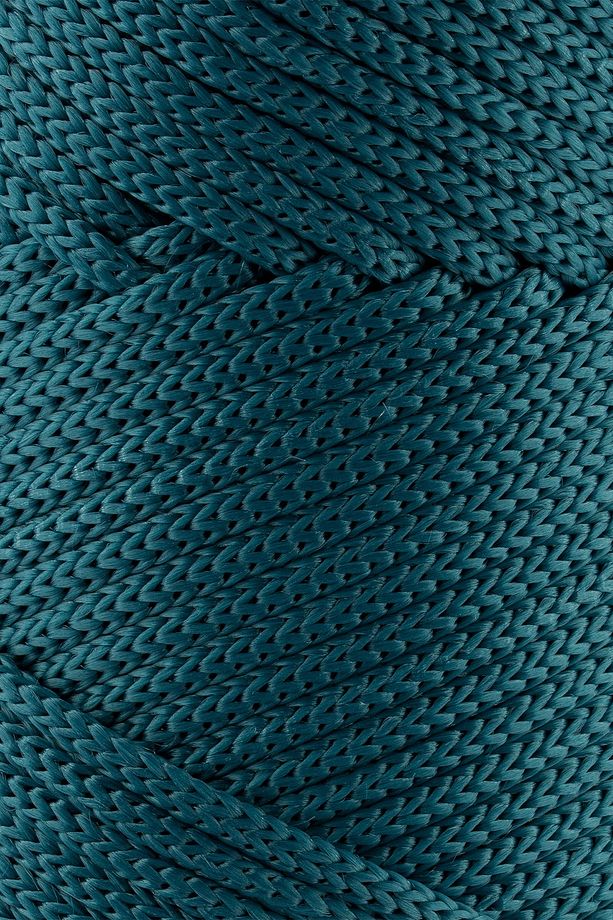 3 Mm - 250 gr Polyester Makrome Ipi Petrol Mavisi 120 M Polyester Makrome Ip Supla Ip Ve Çanta Ipi - 3