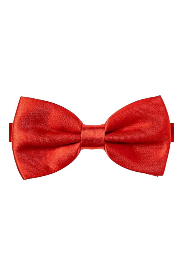Men's Solid Color Satin Bow Tie - 8
