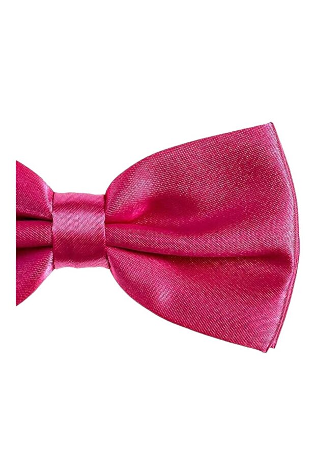 Men's Solid Color Satin Bow Tie - 3
