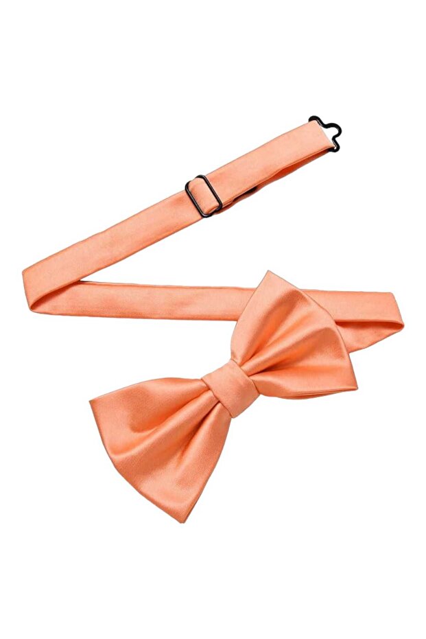 Men's Solid Color Satin Bow Tie - 6