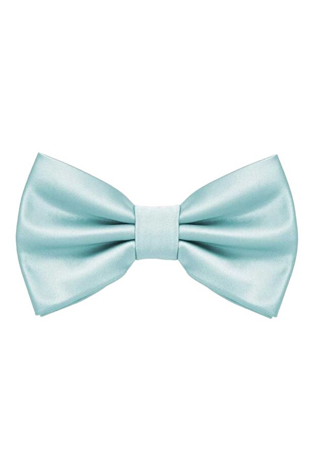 ربطة عنق من الساتان بلون سادة للرجال - 5