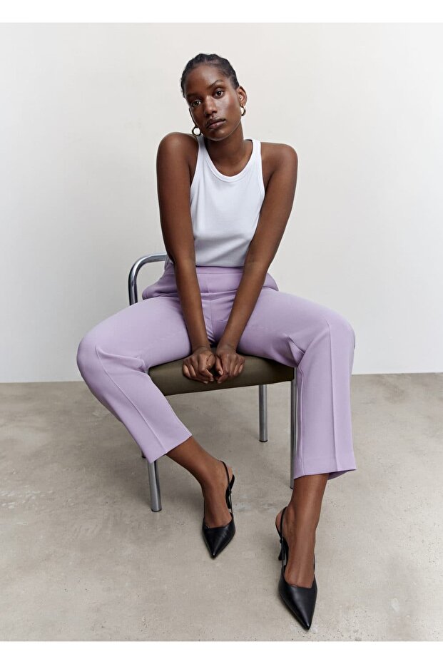 Dökümlü Takım Pantolon - 6