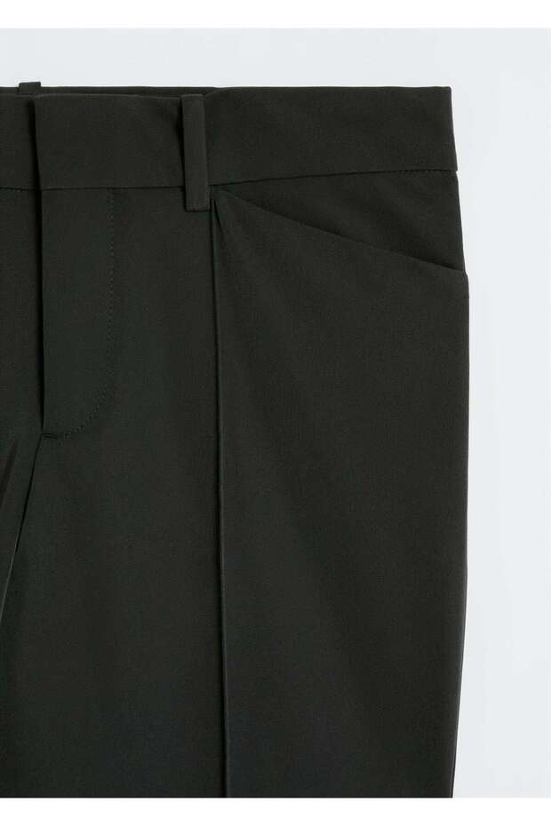 Paçaları fermuarlı pantolon - 5