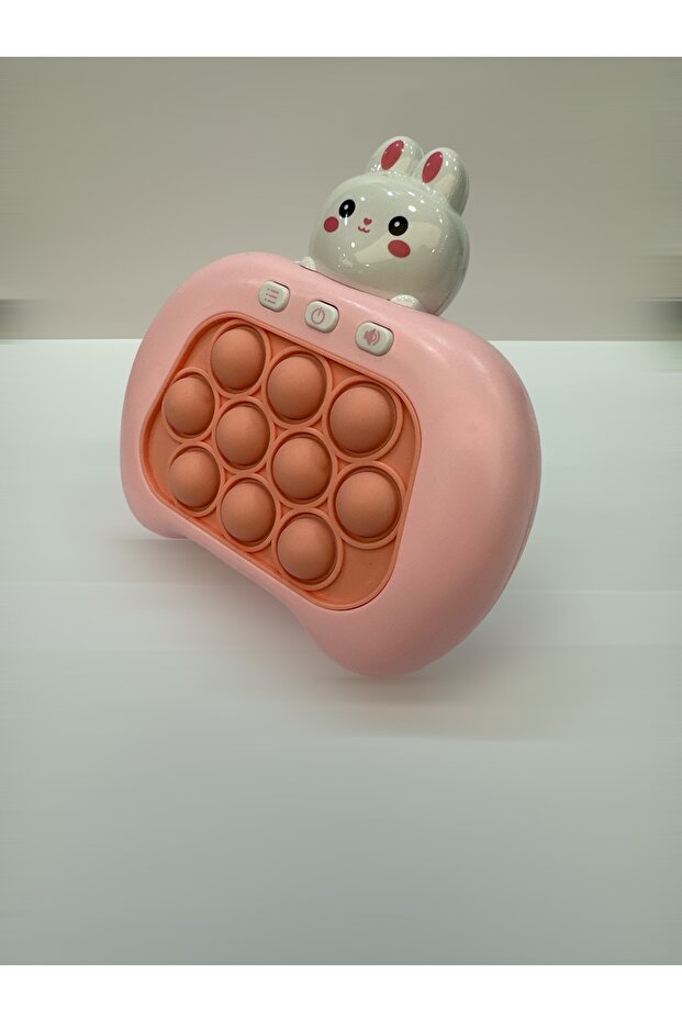 Işıklı Popit Oyuncak, Quick Push Konsol Tavşan Model - 2