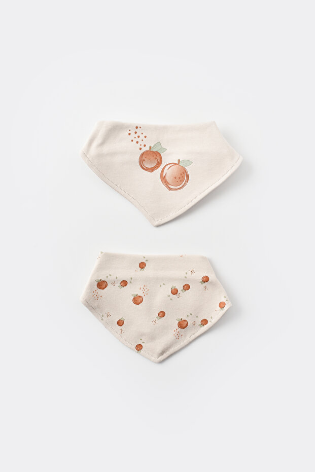 SUMMER FRUİT 2 Lİ FULAR LIGHT CREAM - 3