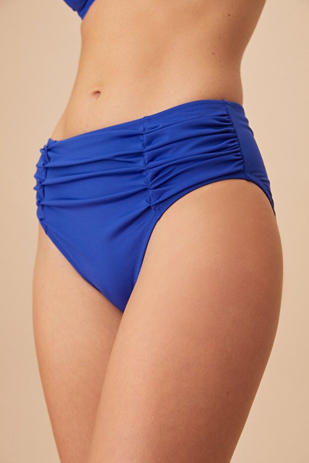 Draped Bikini Bottom - 1