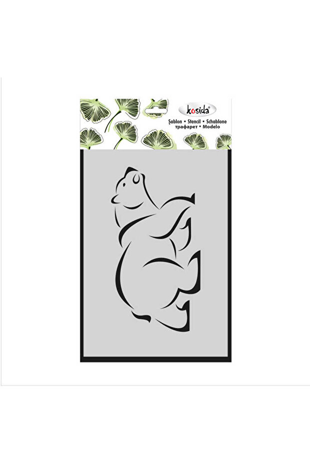 استنسل 15x20 سم الدب الأبيض