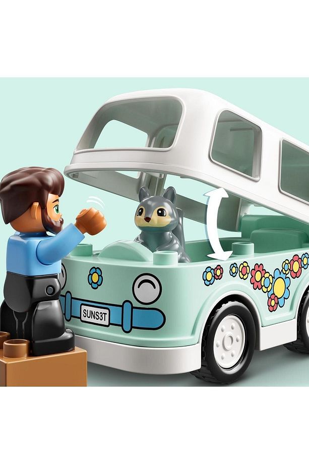 DUPLO Kasabası Ailece Karavan Macerası 10946 - Kamp Temalı Yaratıcı Oyuncak Yapım Seti (30 Parça) - 5