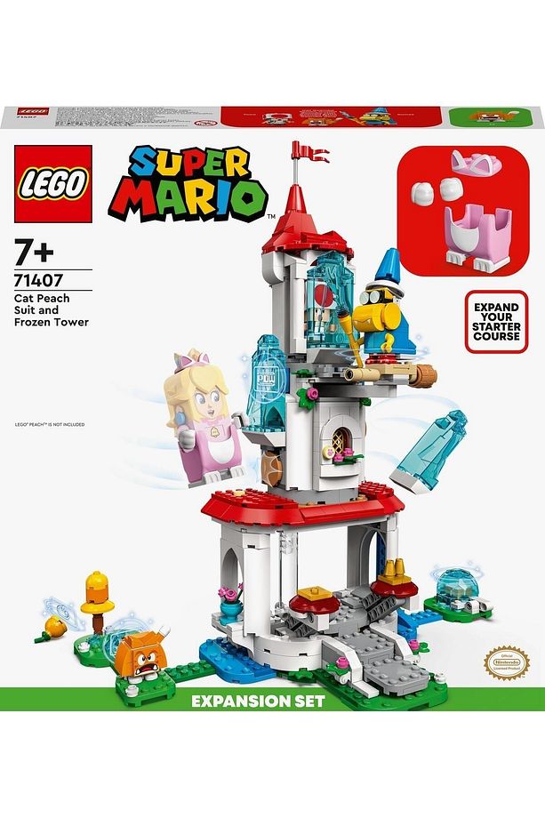 ® Super Mario™ Cat Peach Kostümü ve Donmuş Kule Ek Macera Seti 71407 - Yapım Seti (494 Parça) - 4