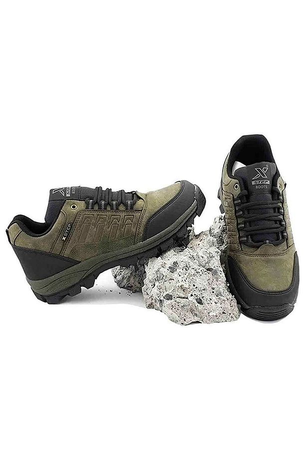 Kışlık Treking Unisex Haki Kısa Bot - 4