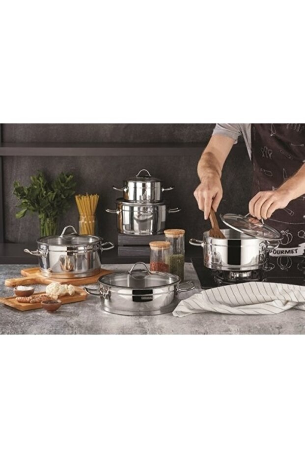 Kah 2020 Tencere Seti Sırma 10 Prç. - 1