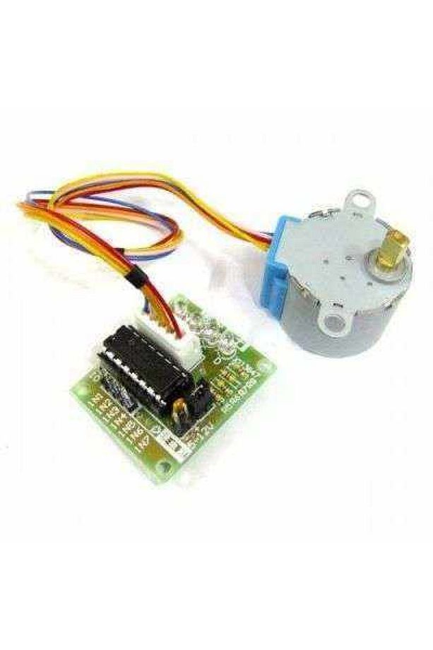28 Byj-48 Redüktörlü Step Motor Ve Uln2003 Step Motor Sürücü Kartı Yeşil - 1