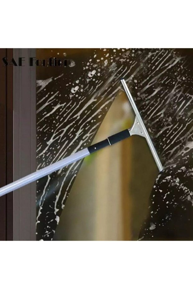 Metal Glass Squeegee Mop 35 Cm+microfiber Plush+telescopic Extended Handle 3 Mt Glass Cleaning Set