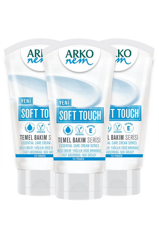 Nem Soft Touch Nemlendirici El ve Vücut Kremi 3x60ml - 1