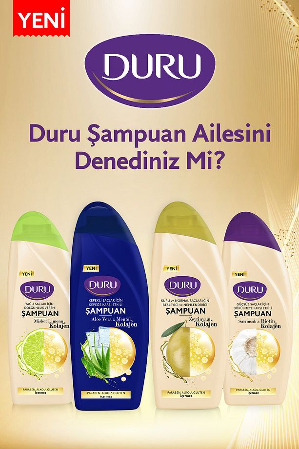 Zeytinyağı&Kolajen Kuru ve Normal Saçlar için Şampuan 3x500 ML - 5