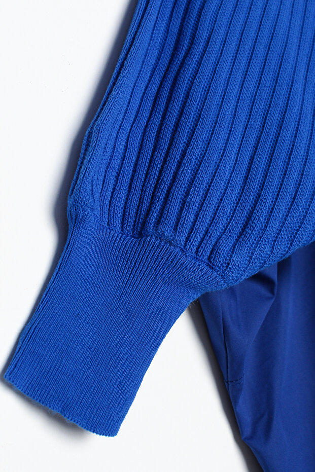 Saks Woven Garnish Knitwear Tunika - 5