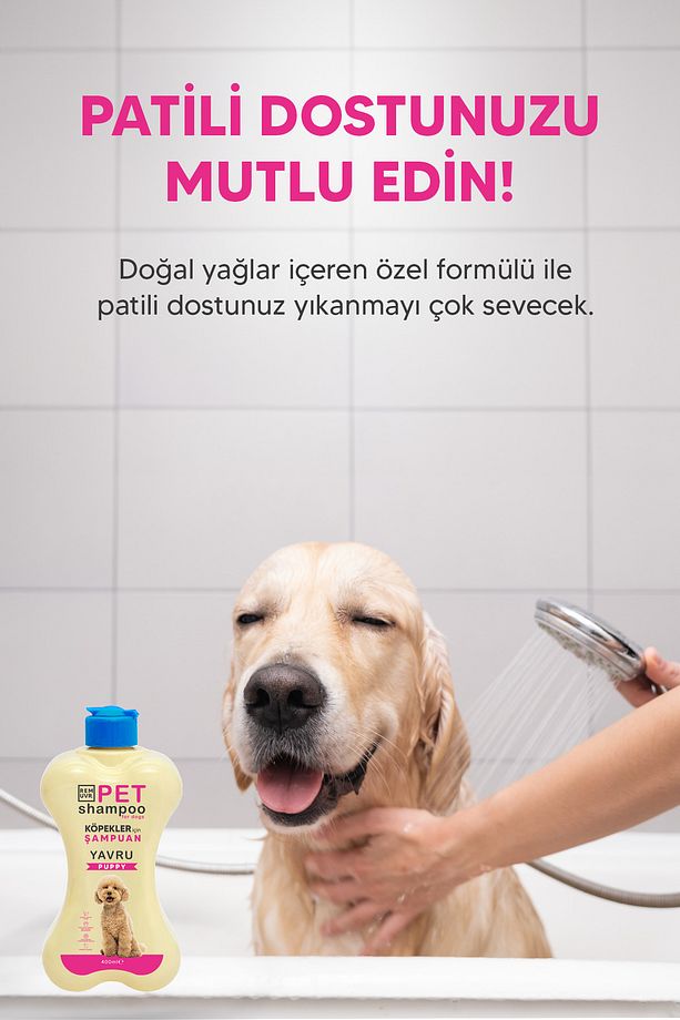 Puppy Yavru Köpek Şampuanı - 400 ml - 3