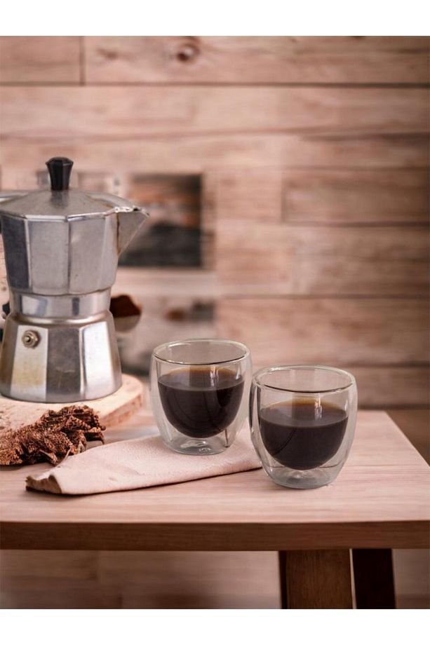 Çift Cidarlı 2’li Espresso Bardağı 80ml - 2