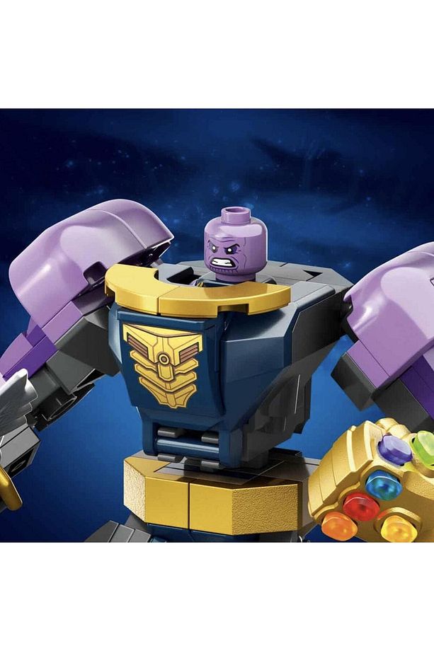 ® Marvel Thanos Robot Zırhı 76242 - 6 Yaş ve Üzeri için Oyuncak Yapım Seti (113 Parça) - 6
