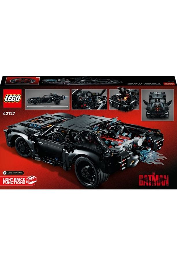 ® Technic BATMAN – BATMOBİL 42127 - Koleksiyonluk Araba Modeli Yapım Seti (1360 Parça) - 8