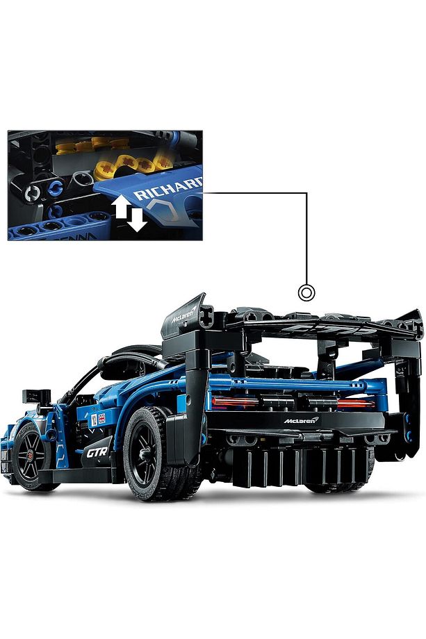 ® Technic McLaren Senna GTR™ 42123 - Yetişkinler İçin Koleksiyonluk Model Yapım Seti (830 Parça) - 4