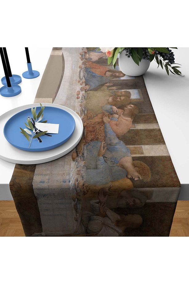 Son Akşam Yemeği - The Last Supper Runner Örtü - 1