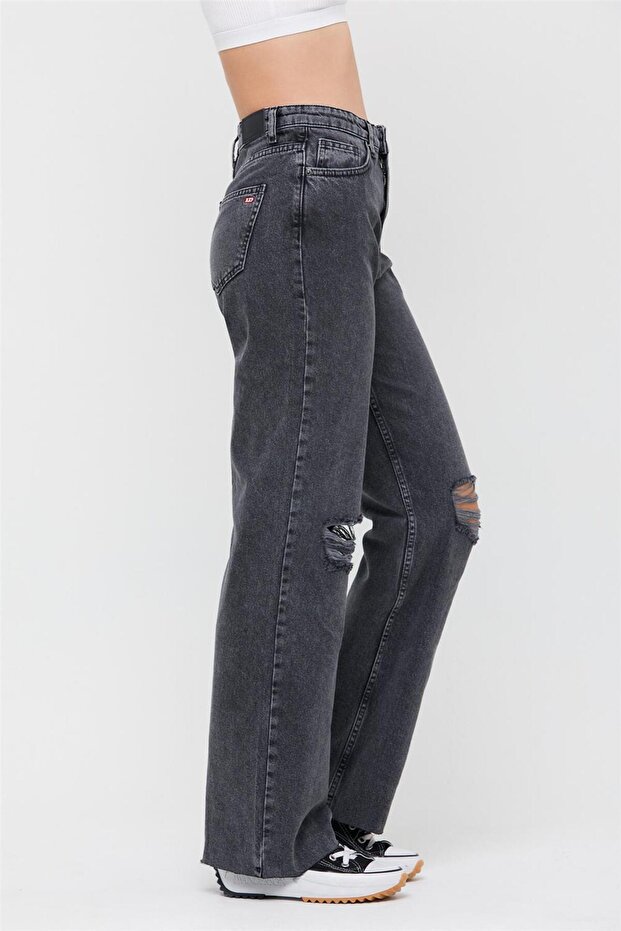 - Γυναικείο Boyfriend Array τζιν παντελόνι μαύρο - 4