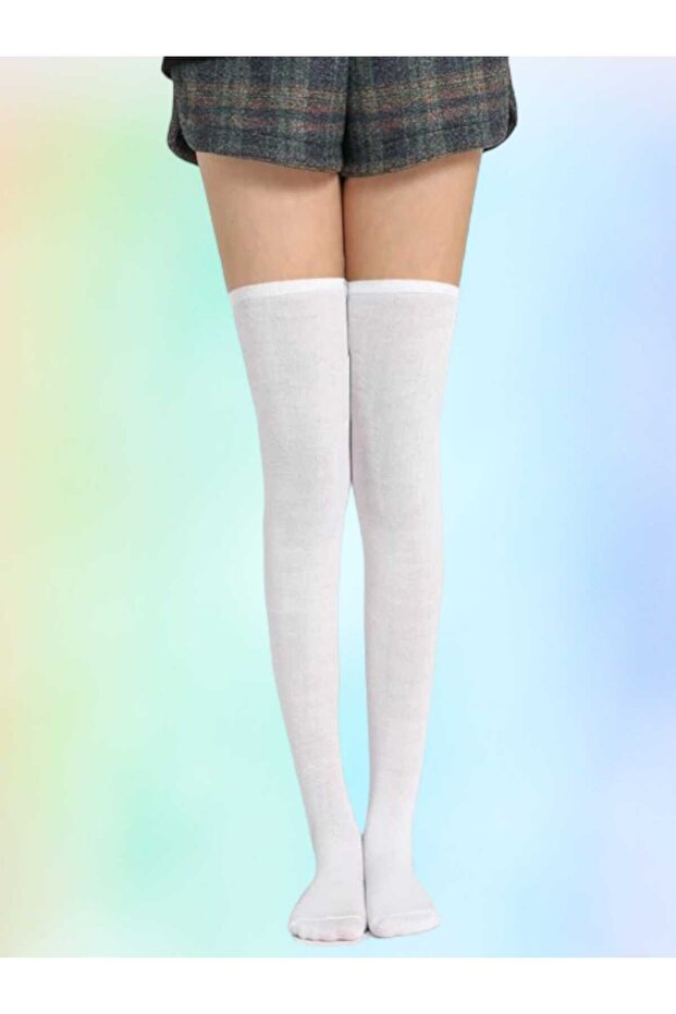 Cotton Knee High Socks - 3