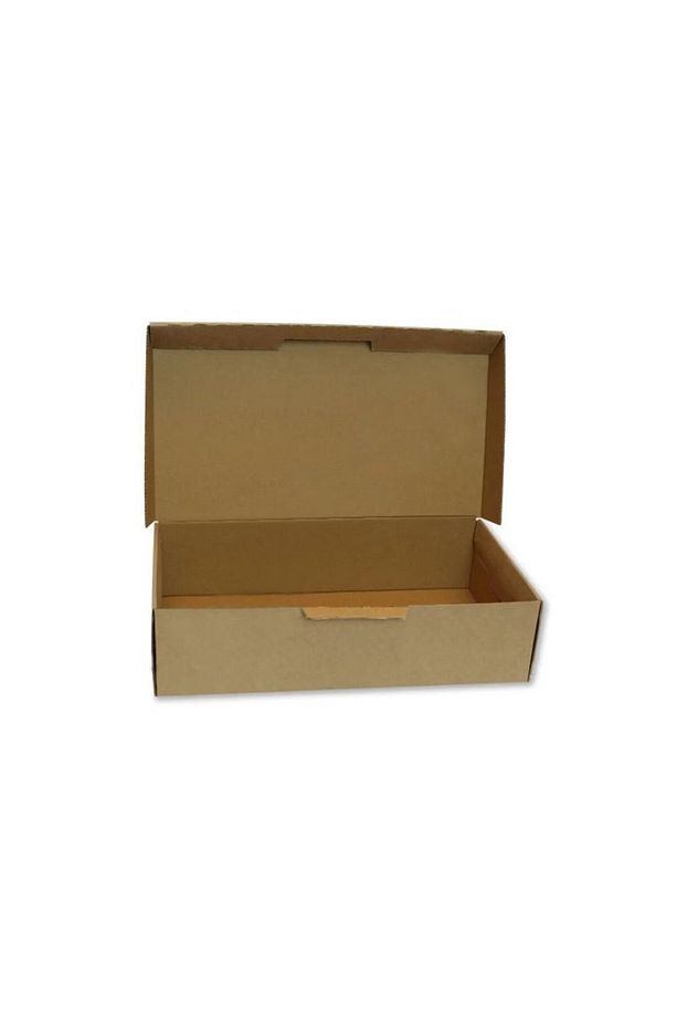 20x36x9 cm Esmer Kendinden Kapaklı Ayakkabı Kutusu-10 adet - 2