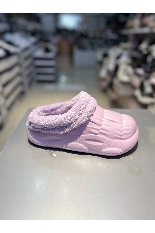 Eva Taban Yünlü Kadın Ev Terlik - 3