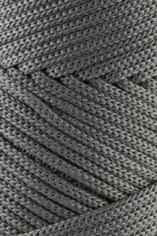 3 Mm - 250 gr Polyester Makrome Ipi Gri 120 M Polyester Makrome Ip Supla Ip Ve Çanta Ipliği - 3