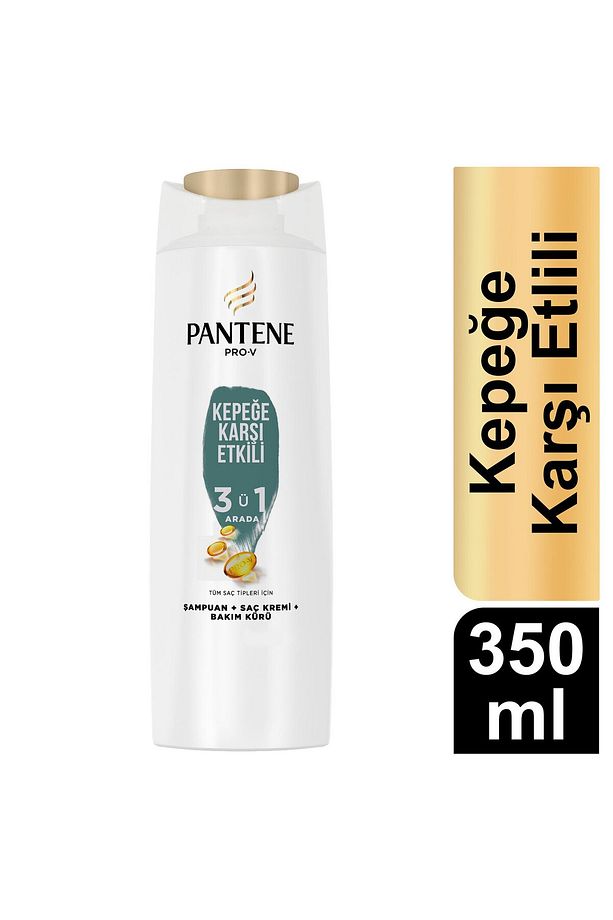 Kepeğe Karşı Etkili 3'ü1 Arada Şampuan 350 ml 3 Adet - 5