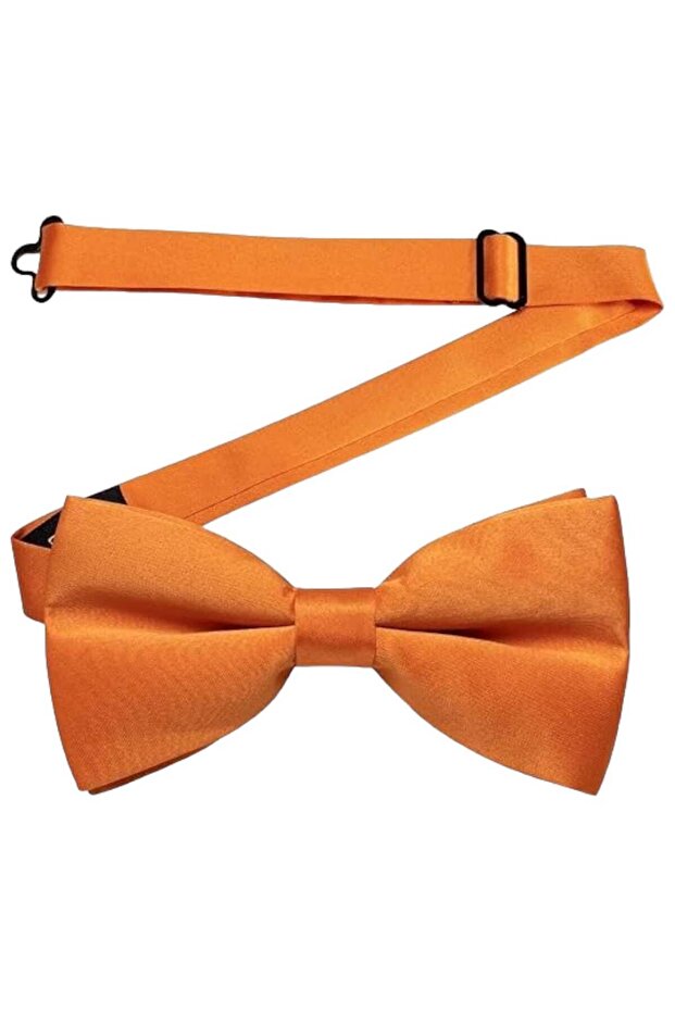 Men's Solid Color Satin Bow Tie - 6