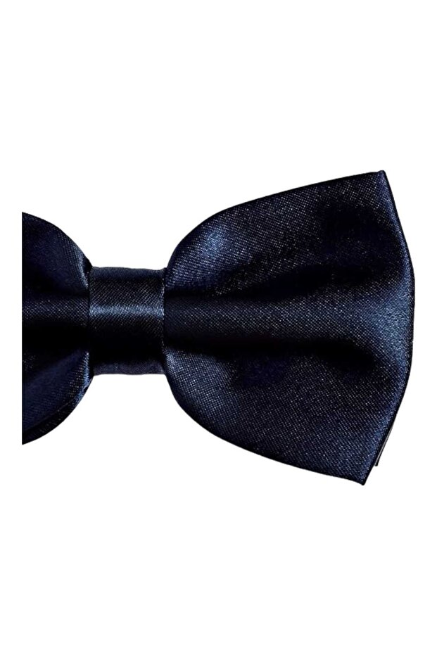 ربطة عنق من الساتان بلون سادة للرجال - 3