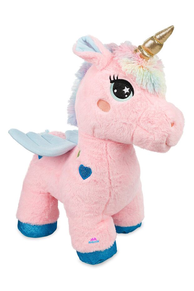 Peluş Dev Boy Sevimli Unicorn At Pony Oyuncak 80 Cm - 1