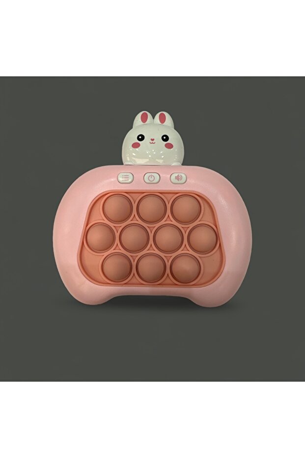 Işıklı Popit Oyuncak, Quick Push Konsol Tavşan Model - 6