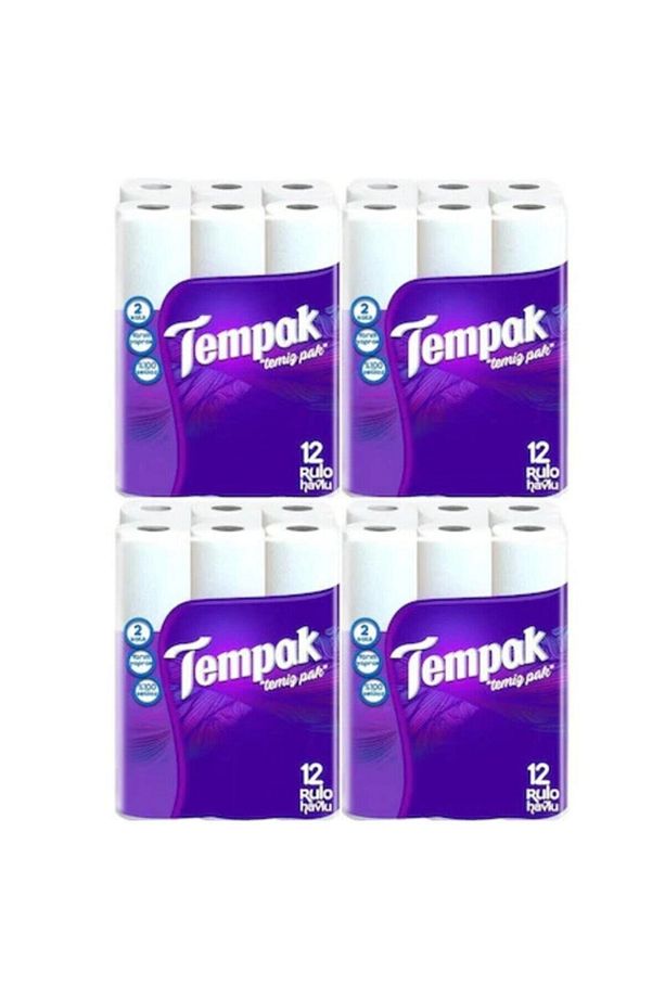 Kağıt Havlu 12 Li Çift Katlı X 4 Adet - 1