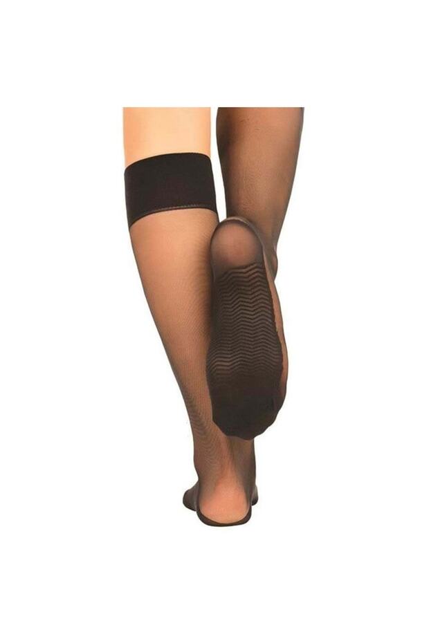 Thin Cotton Knee Socks 3 Pcs - 1