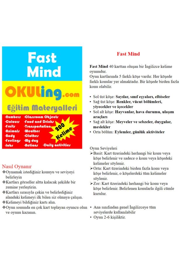 Fast Mind Ingilizce Kelime Oyunu - 3