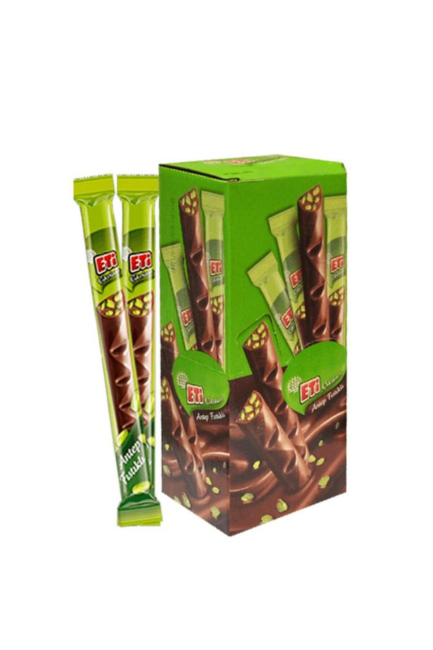 Çikolata Keyfi Antep Fıstıklı Uzun Çikolata 34 G 16'lı - 1