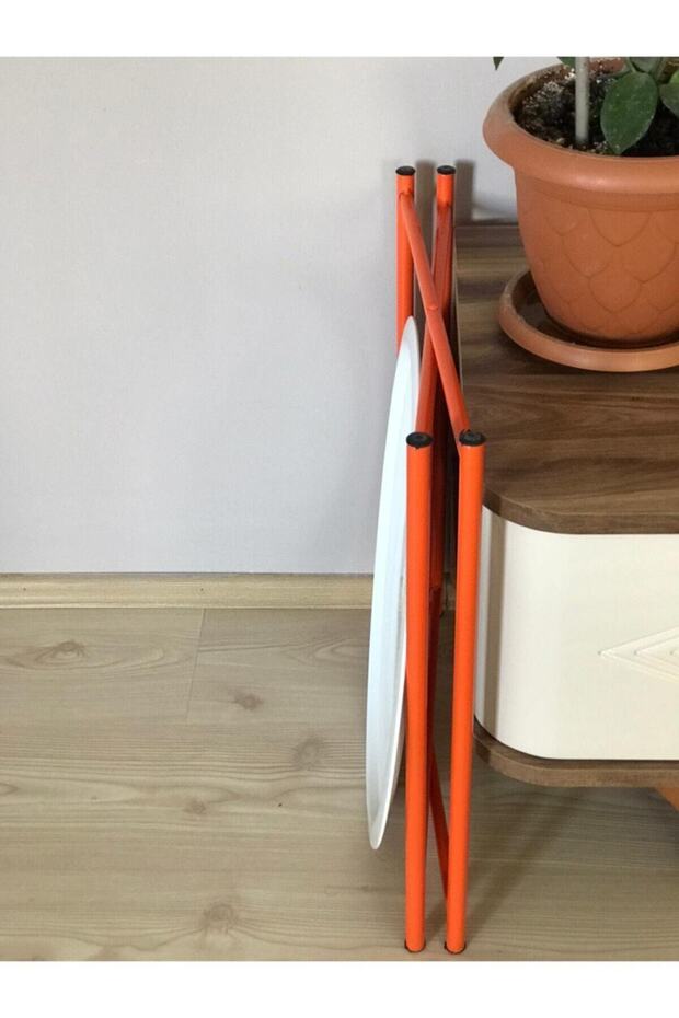 Katlanır Metal Yan Sehpa - 4