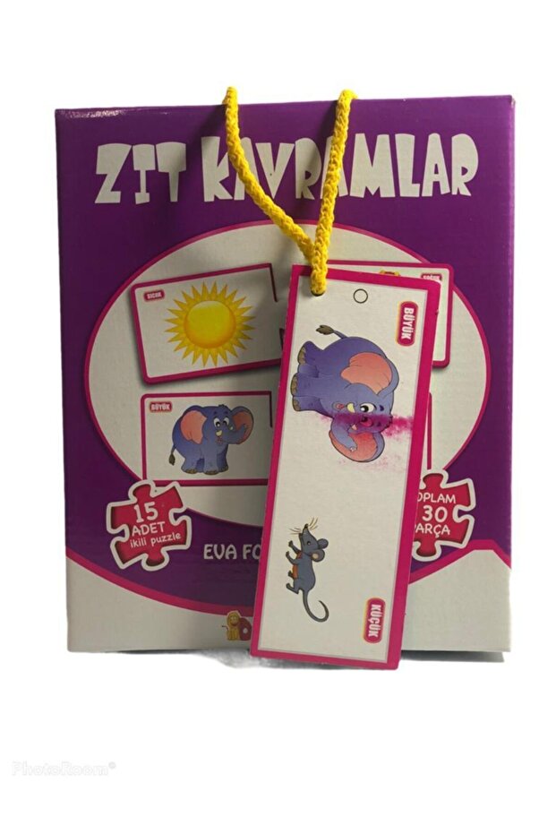 Zıt Kavramlar Puzzle Yapboz - 1