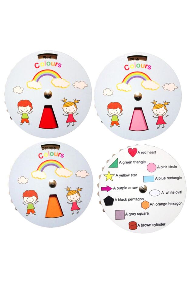 Ingilizce Renkler / Colours Ahşap Çark - 2