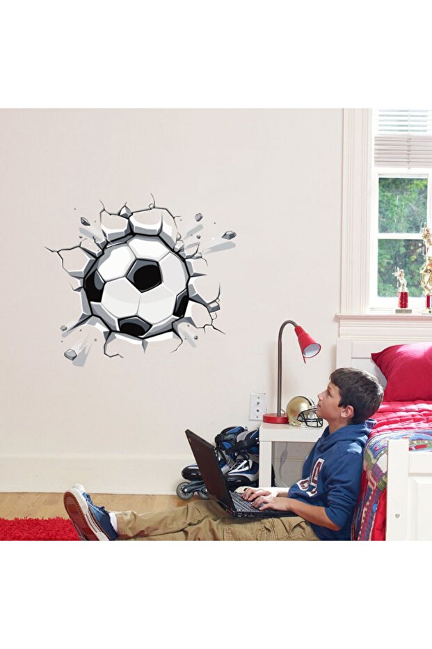 Futbol Topu Sticker 78x71cm