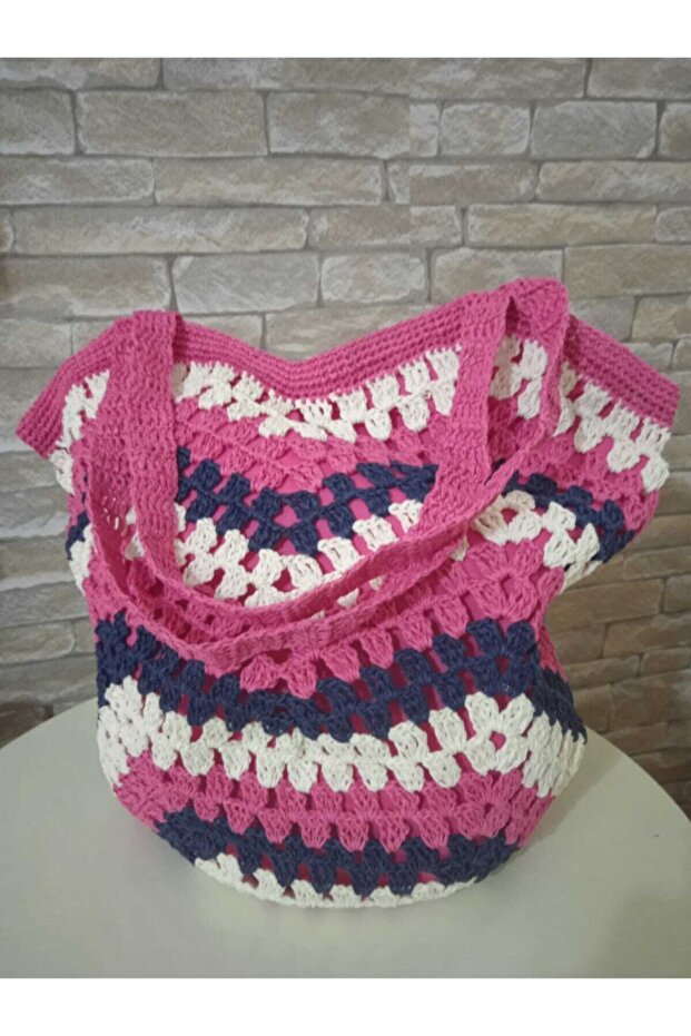 Handmade Paper String Shoulder Bag - 2